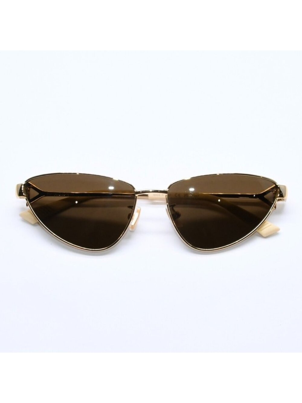 Bottega Veneta Sunglasses Eyewear 002 59 Black Gold Ivory